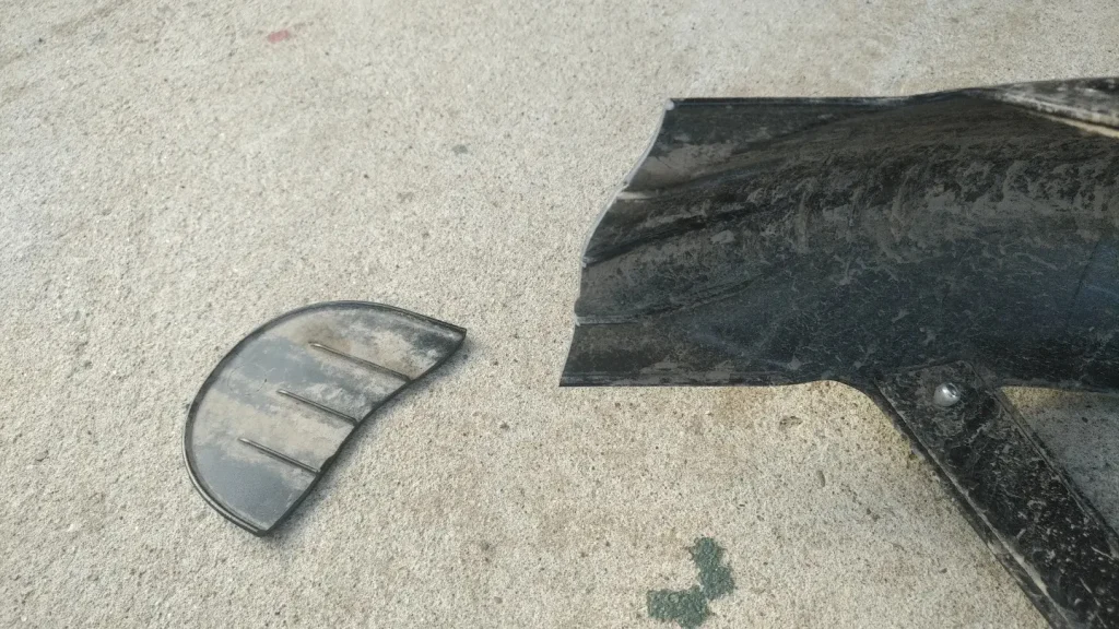 polomljen kraj blatobrana el bicikle